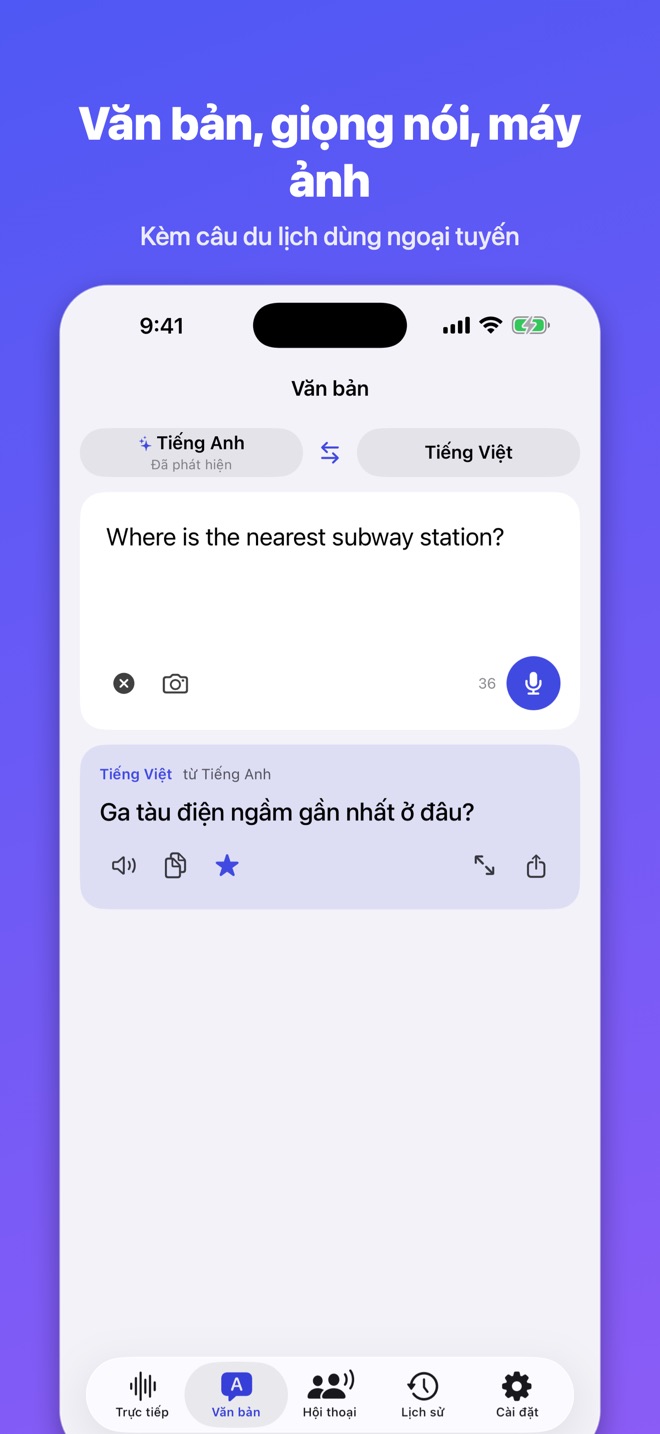 Lingua Live: Dịch & Tóm tắt